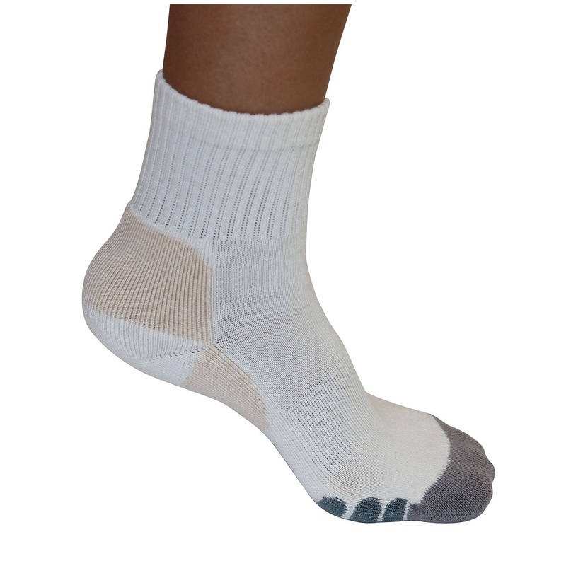 Clearance High Performance 2/4 Crew Bamboo Viscose Socks in Small Small Single