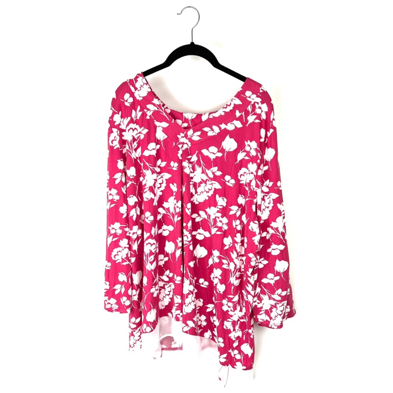 Pink Floral Printed Lounge Set – 1x