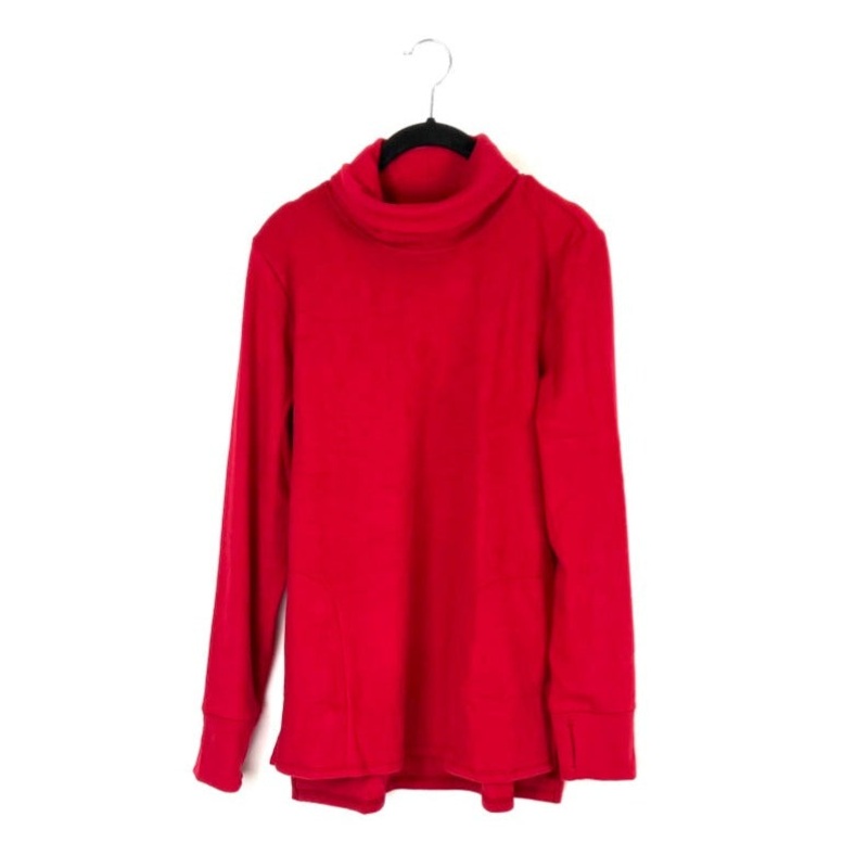 Red Soft Turtle Neck Top – Size 6/8