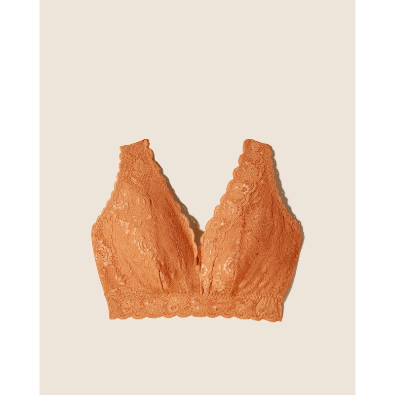 Ultra Curvy Longline-Bralette Plungie Garcinia XS