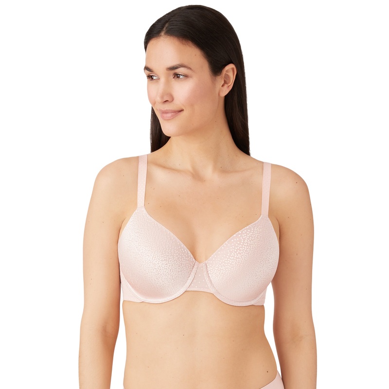 Wacoal Back Appeal Underwire Bra Rose Dust and Black 34C Rose Dust
