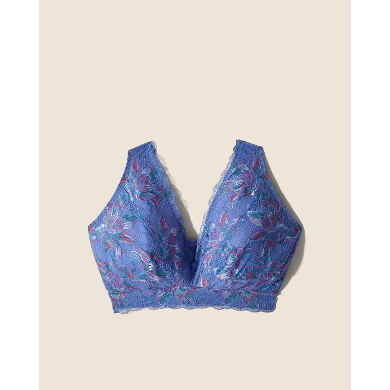 Bralette Con Fascia Alta Super Curvy Portofino Blue XS