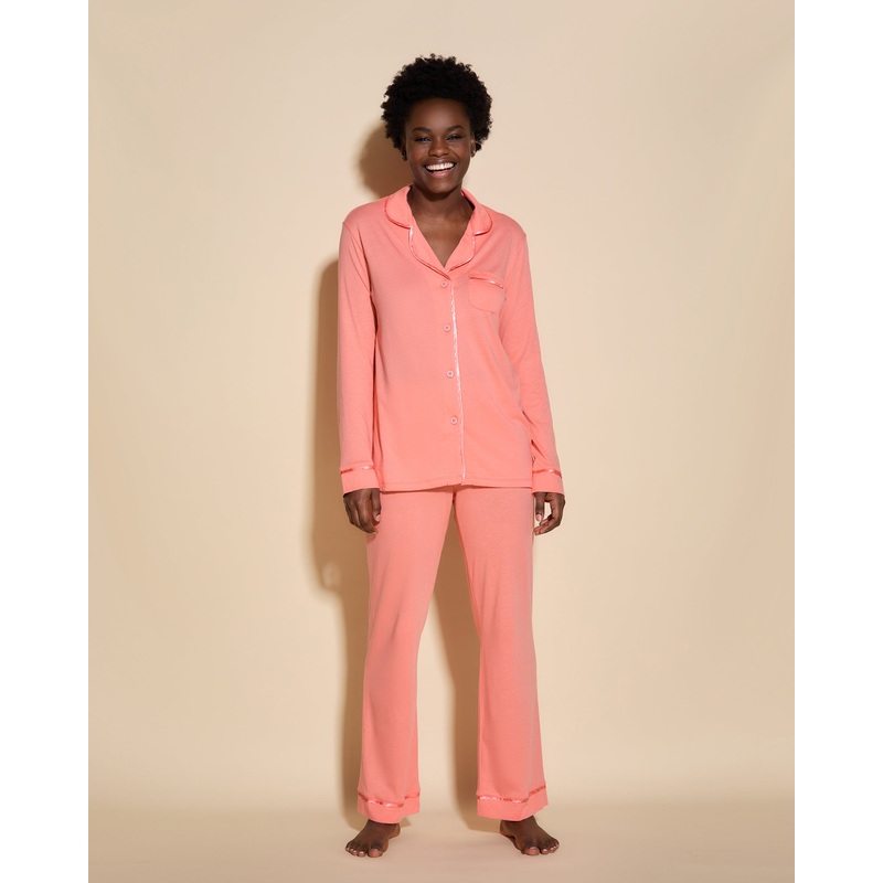 Conjunto De Pijama Con Camisa De Manga Larga Y Pantalones CORAL BREEZE/CORAL BREEZE XS