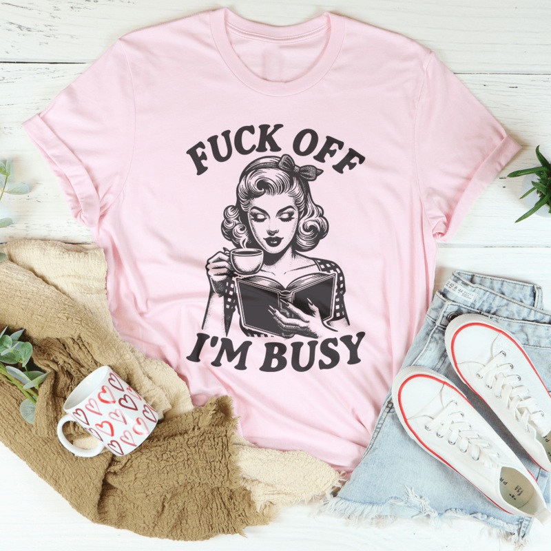 F-ck Off I’m Busy Tee Mustard S