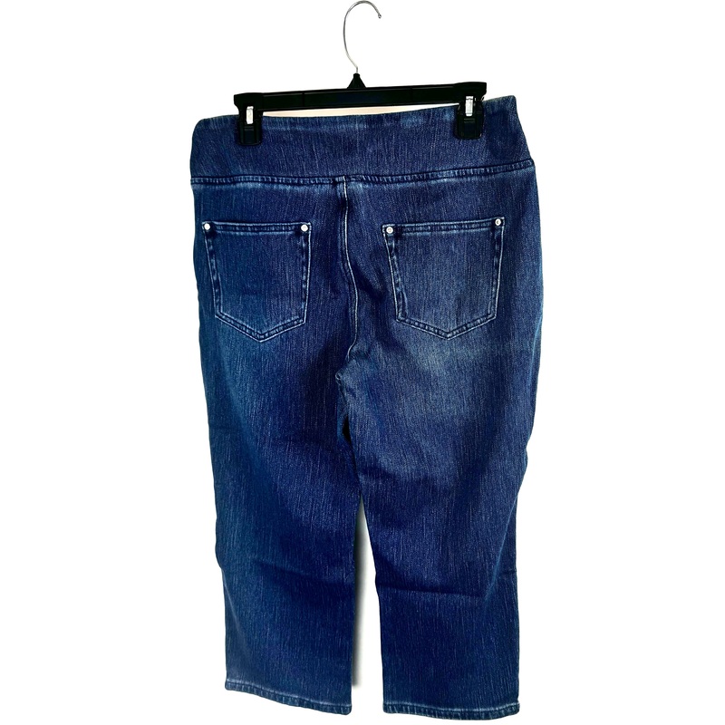 Midnight Blue Denim Capri Jean- Size 12