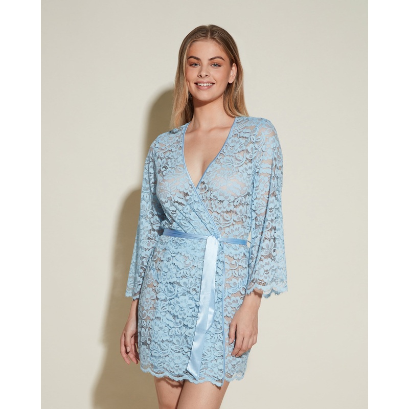 Morgenmantel Aasmani Blue S