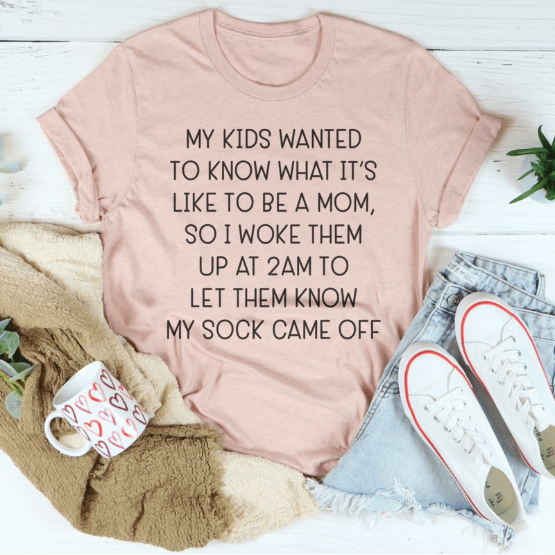 2am Mom Life Tee Black Heather S