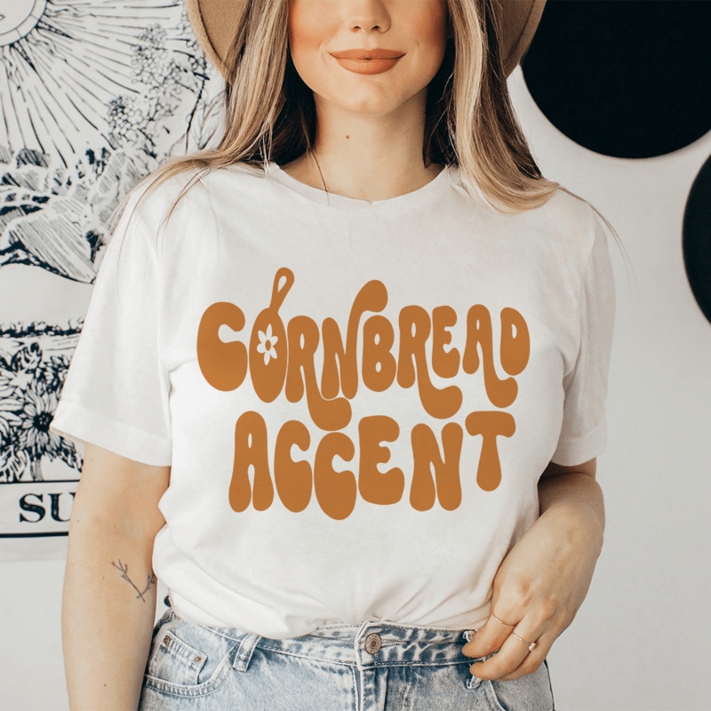 Cornbread Accent Tee Ash S