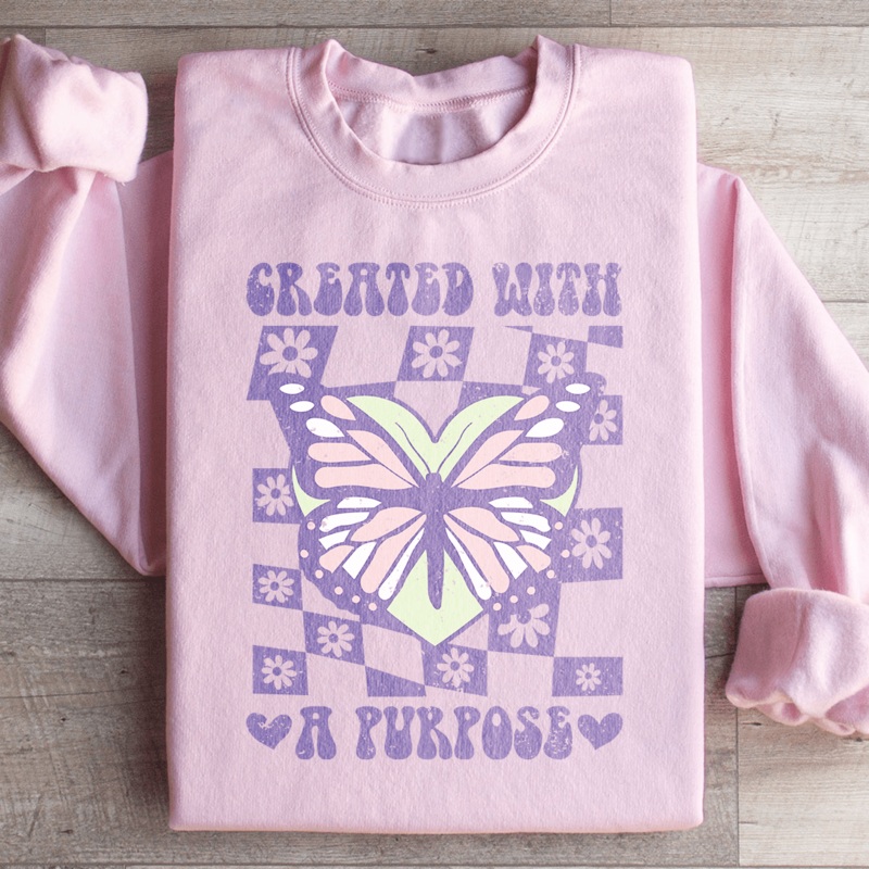 Created With A Purpose Sweatshirt Black S