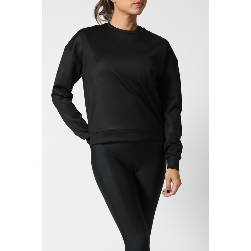 FILTER PULLOVER SWEATSHIRT – RAVEN BLACK RAVEN BLACK S