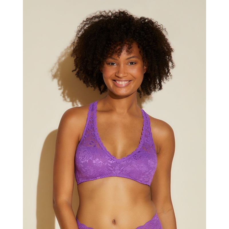 Racie Racerback-Bralette Cyclamen S