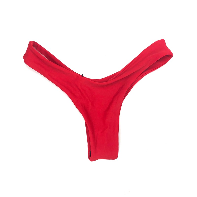 Red Bikini Bottoms- Small