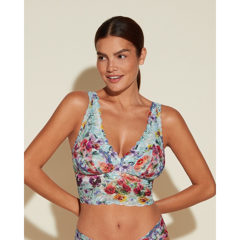 Bralette Alta Con Scollatura Profonda Floral Beauty S