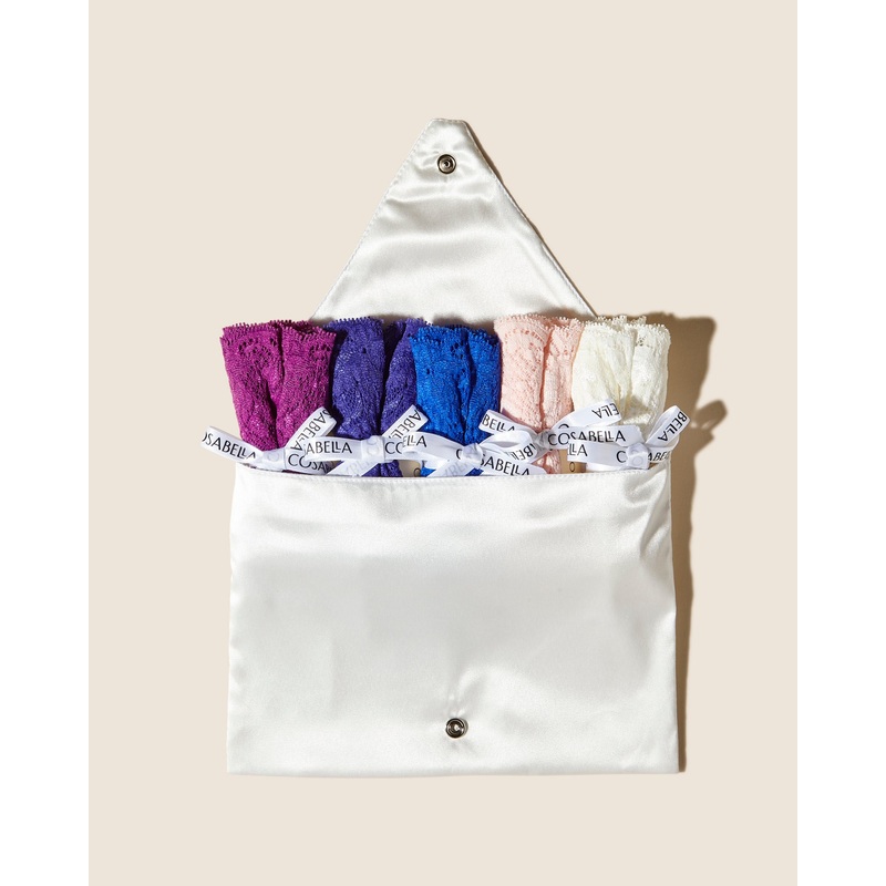 Comfie Tanga 5Er-Pack Swiss Beet Violette Cobalt Pink Lilly Moon Ivory S/M