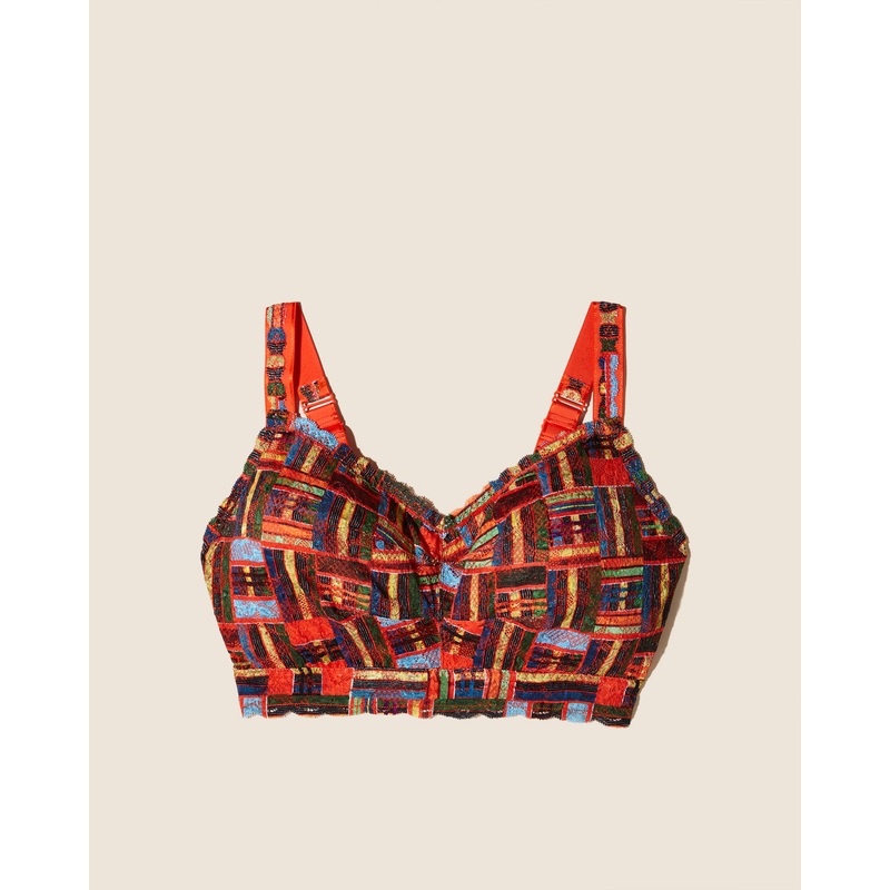 Super Curvy Sweetie Bralette Kente XS