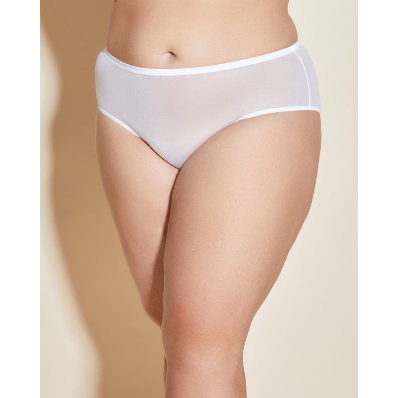 bergre Tief Sitzender Panty Weiss 1X
