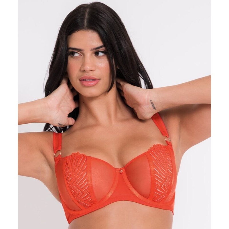 Scantilly Authority Balcony Bra – Lava Red 36G