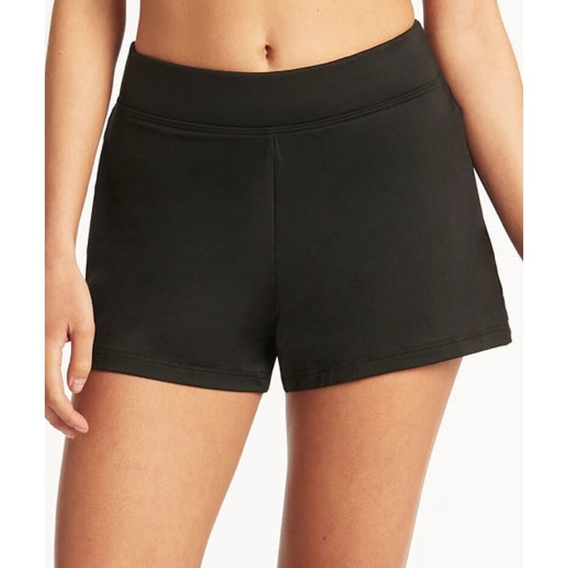 Sea Level Eco Essentials Swim Shorts – Black 4