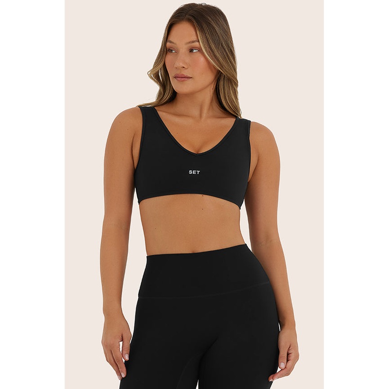SPORTBODY SPORTY DIP BRA – ONYX Onyx XS