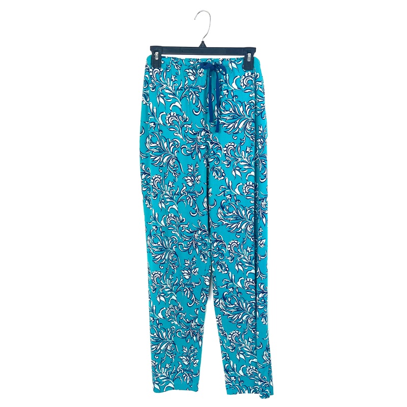 Teal Printed Pajama Pants – 1X