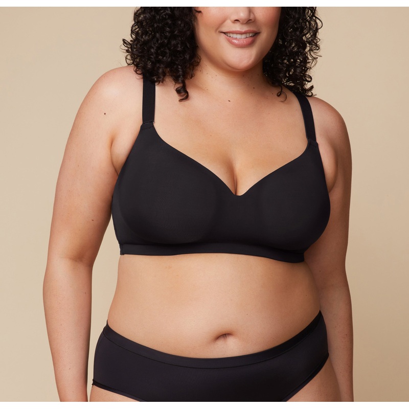 Base Wirefree T-Shirt Bra – Black Black 32 A
