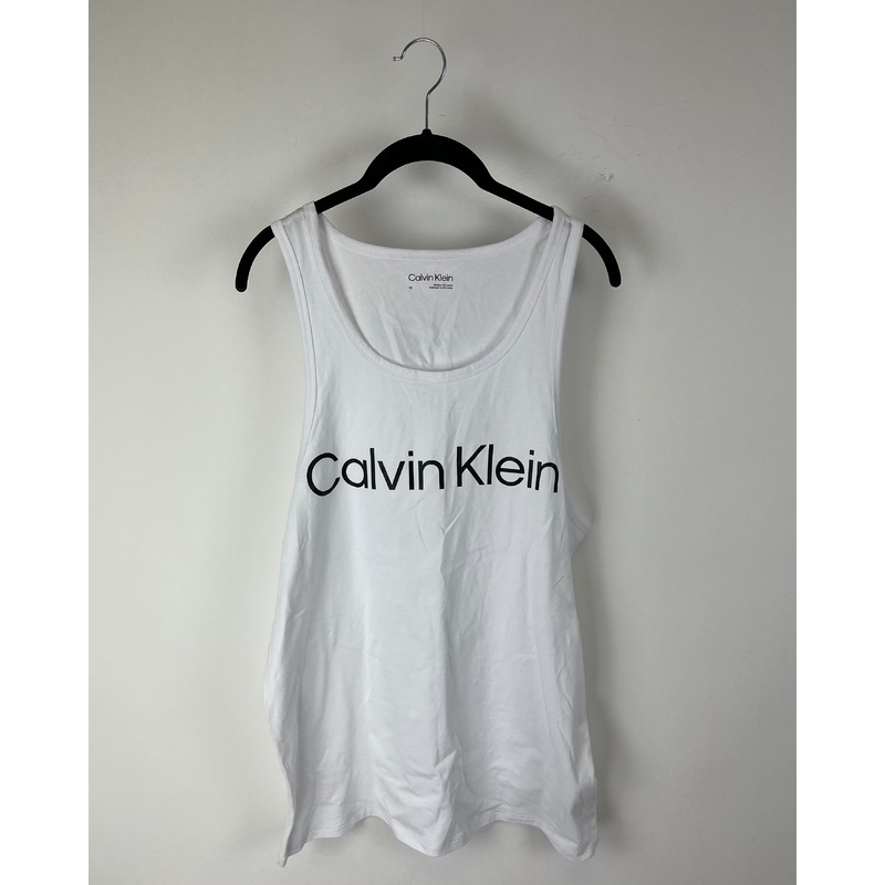 MENS White Tank Top – Medium