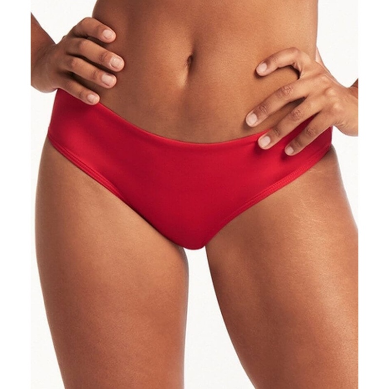 Sea Level Eco Essentials Hipster Bikini Brief – Red 4