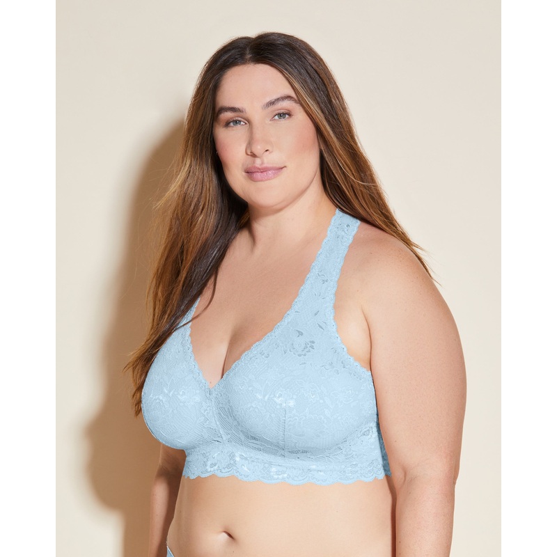 Bralette Con Espalda Cruzada Racie Extended Aasmani Blue 1X
