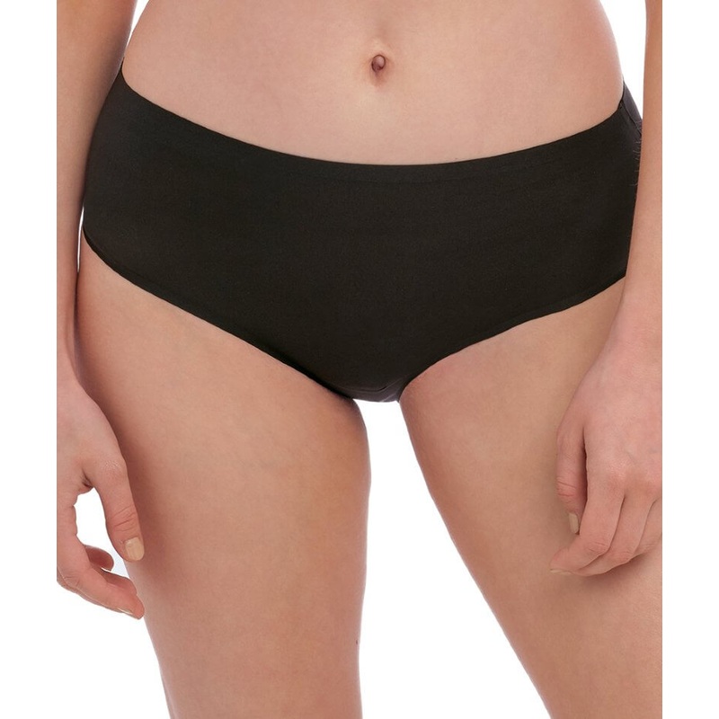 Fantasie Smoothease Invisible Stretch Brief – Black One Size