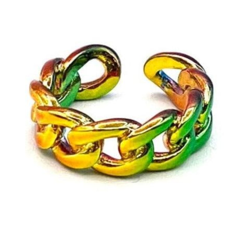Rainbow Chrome Ring