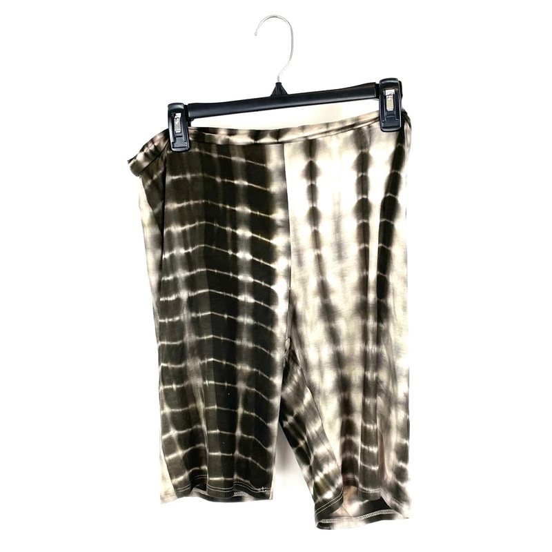 Green Tie Dye Biker Shorts – 2X