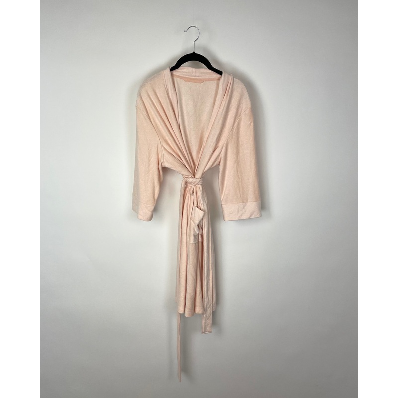 Light Pink Quarter Sleeve Robe – Small