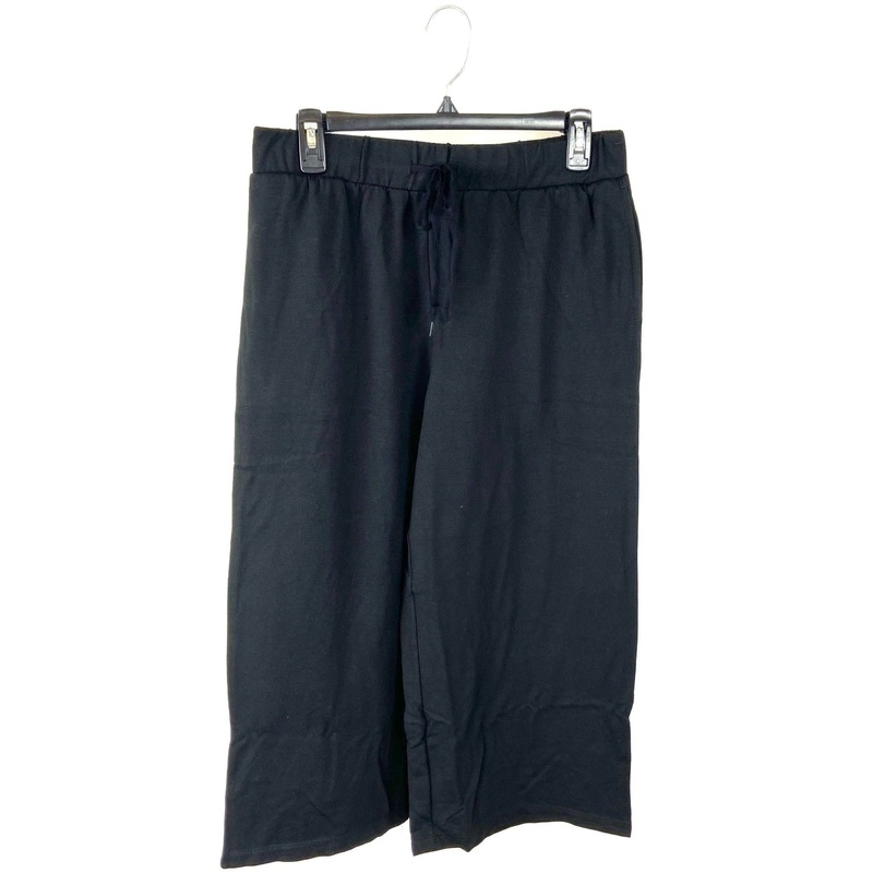 Black Cropped Sweatpants – Size 6/8 Small