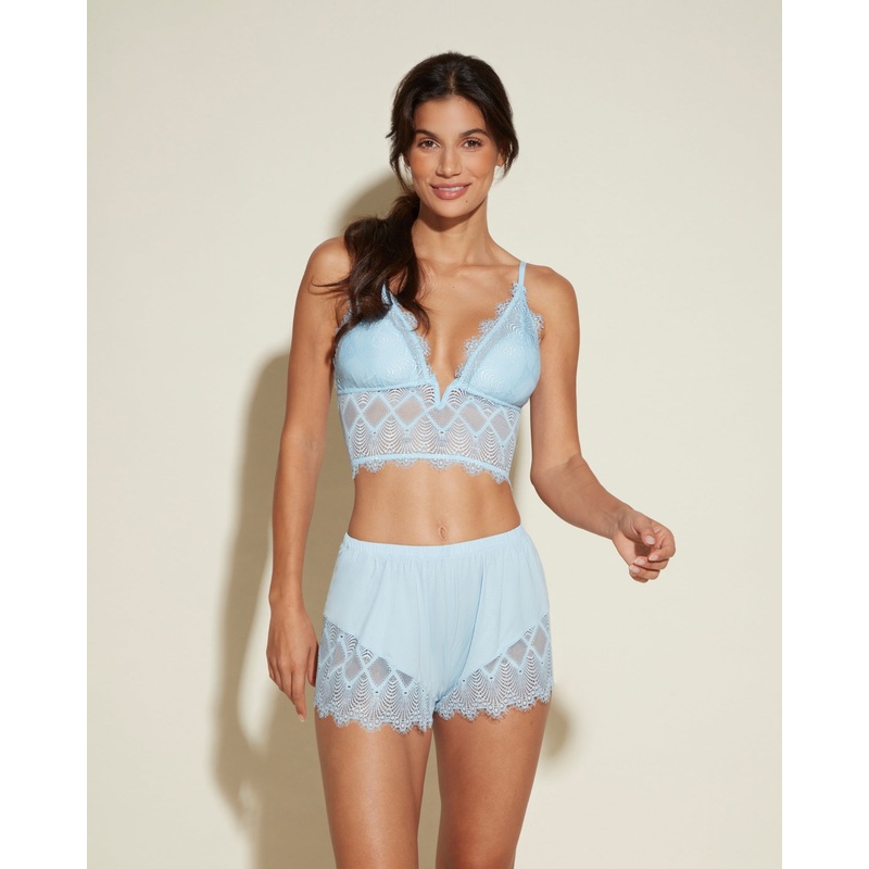 Cami & Boxer Aasmani Blue S