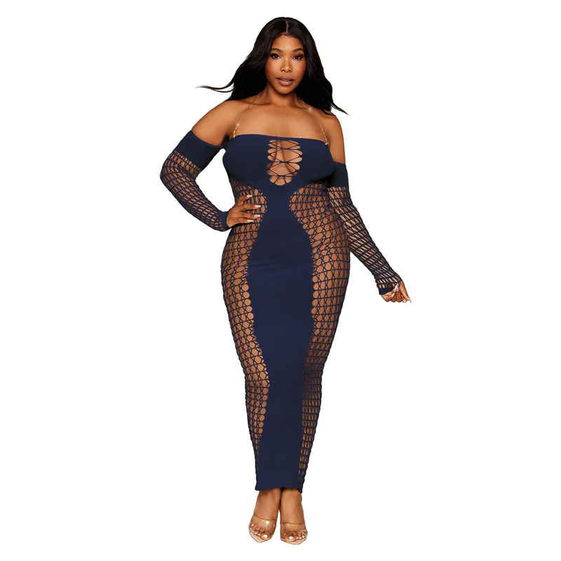 Bodystocking Gown – Queen Size – Denim