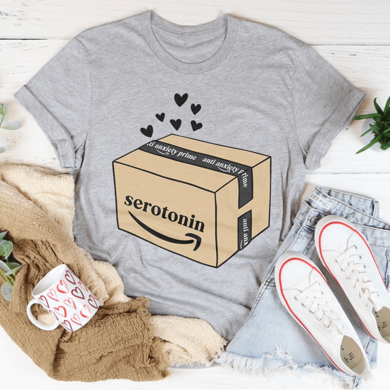 Serotonin Tee Black Heather S