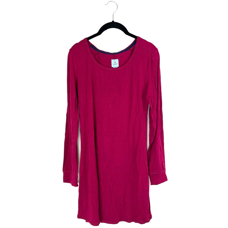 Maroon Lightweight Long Sleeve Nightgown – Small
