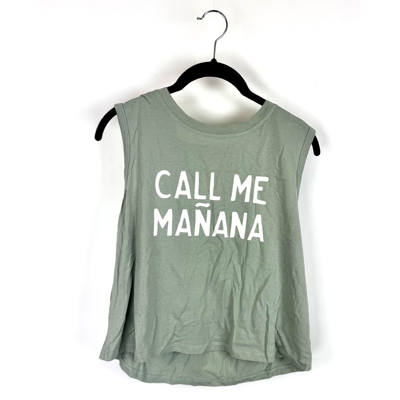 Sage Green Call Me Maana Tank Top – Size 2/4
