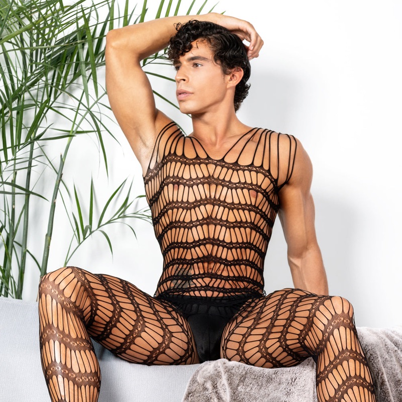 Secret Male SMC001 Bodystocking One Size Black