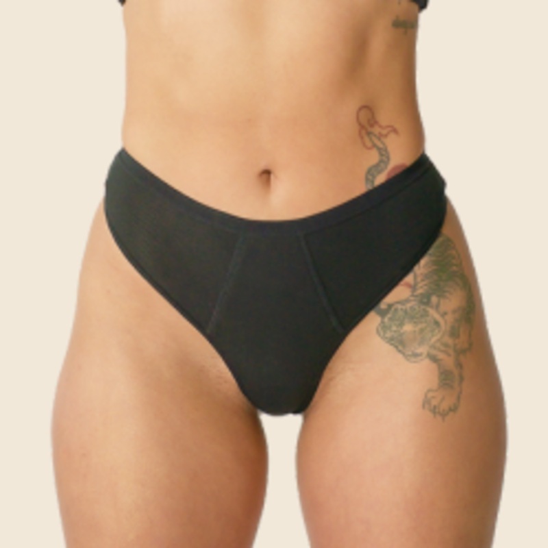 Essentials Leak-Proof Thong – ER0123 BLACK XS/S