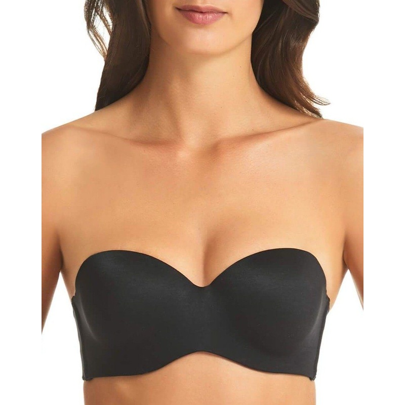 Finelines Memory Strapless Bra – Black 32A