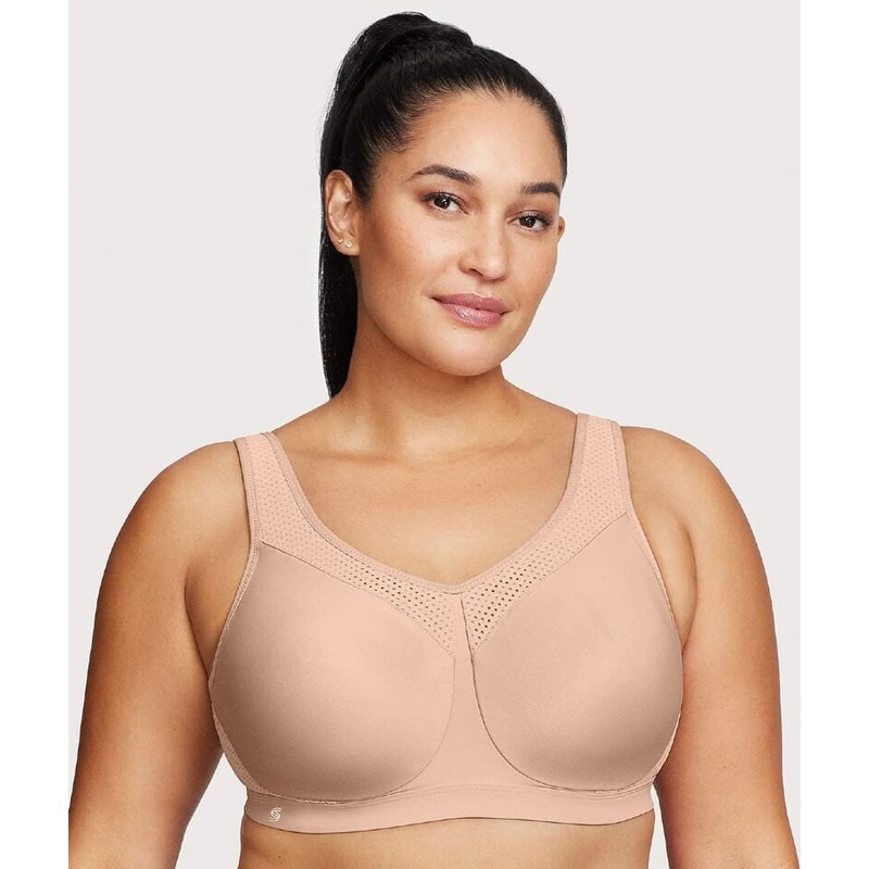 Glamorise High Impact Underwire Sports Bra – Cafe 32D