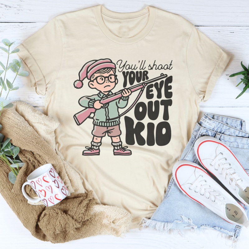 You’ll Shoot Your Eye Out Kid Tee Pink S