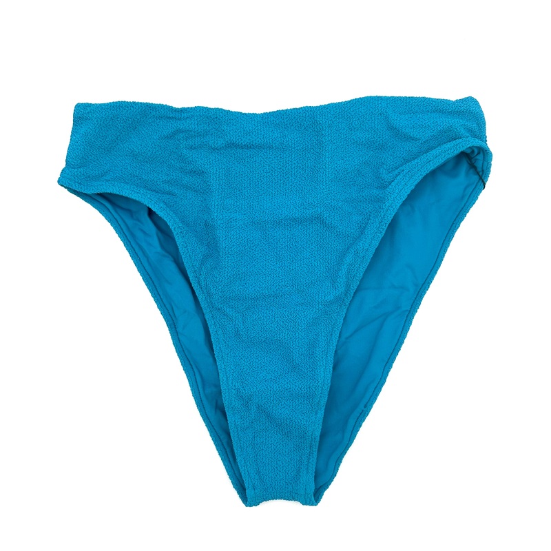 Dark Teal High Waisted Bikini Bottom – Extra Small Extra Small (Size 0/2)