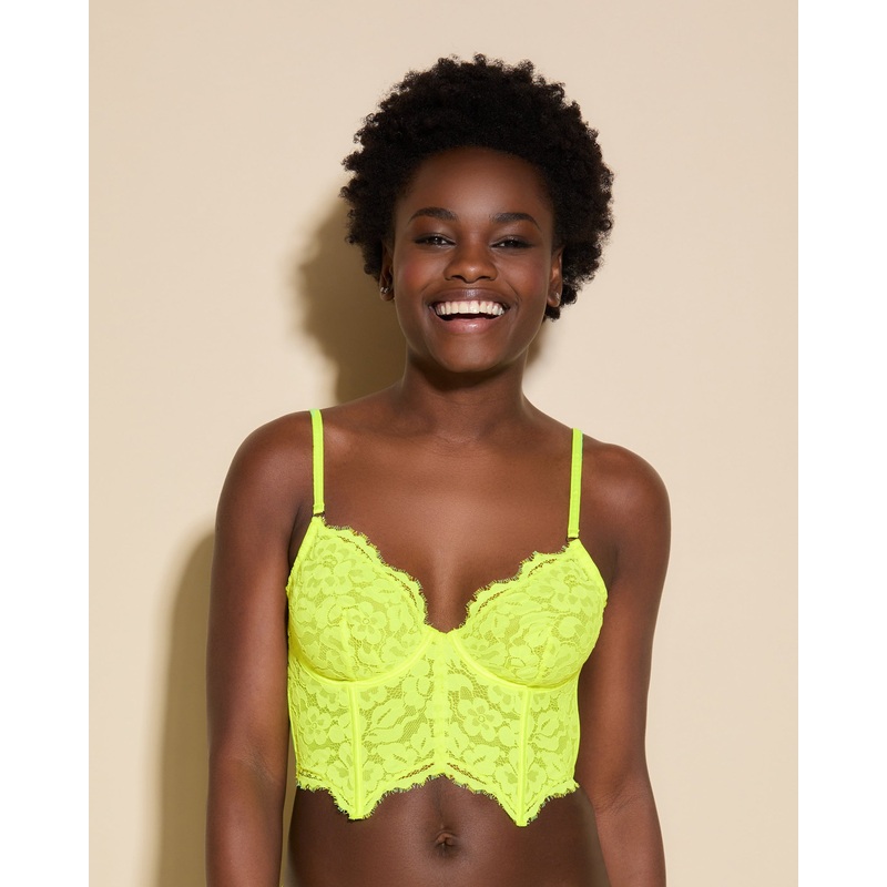 Longline BH Mit Bgeln Neon Yellow 70B
