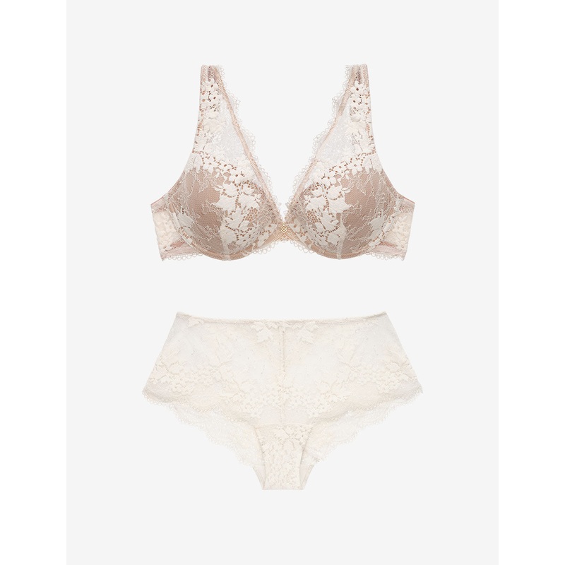 All Day Lace Uplift Plunge  + Cheeky Set