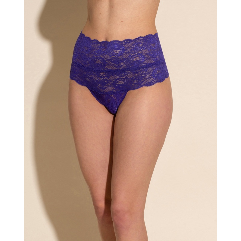 String Taille Haute Violette S/M