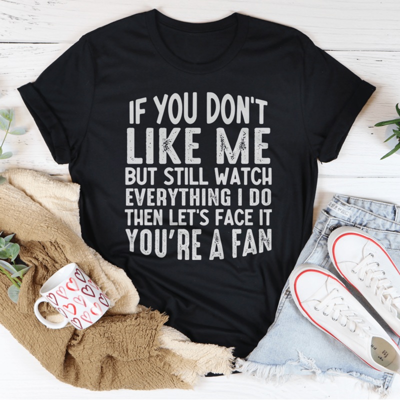 You’re A Fan Tee Black Heather S