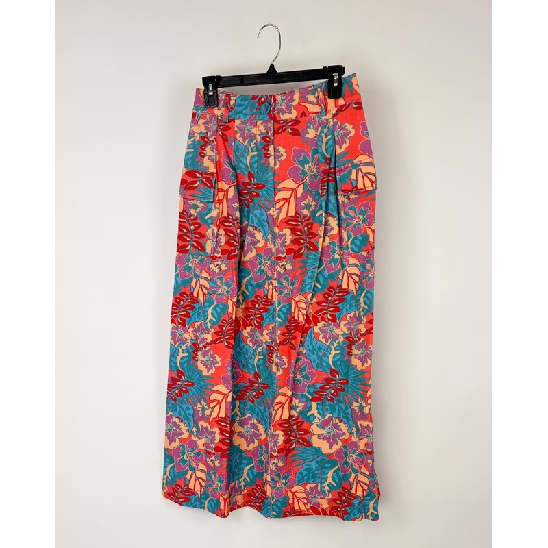 Abstract Floral Skirt – Small