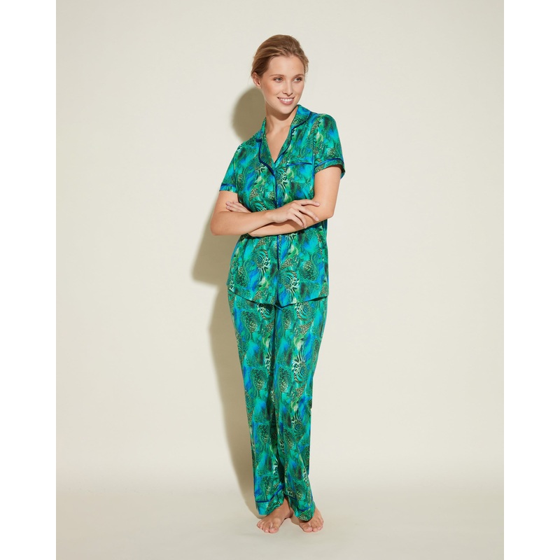 Conjunto De Pijama Con Camisa De Manga Corta Y Pantalones Nirvana XS